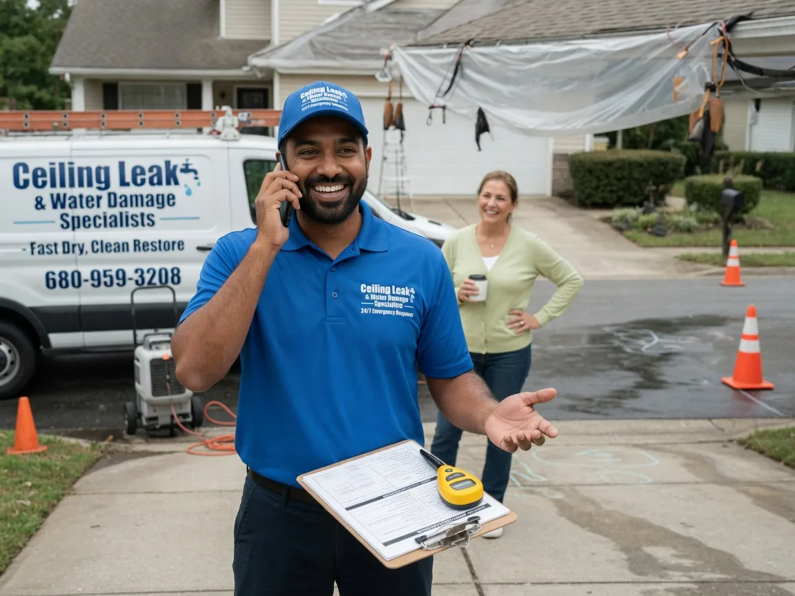 Ceiling Leak Cleanup Arvonia, VA FAQs